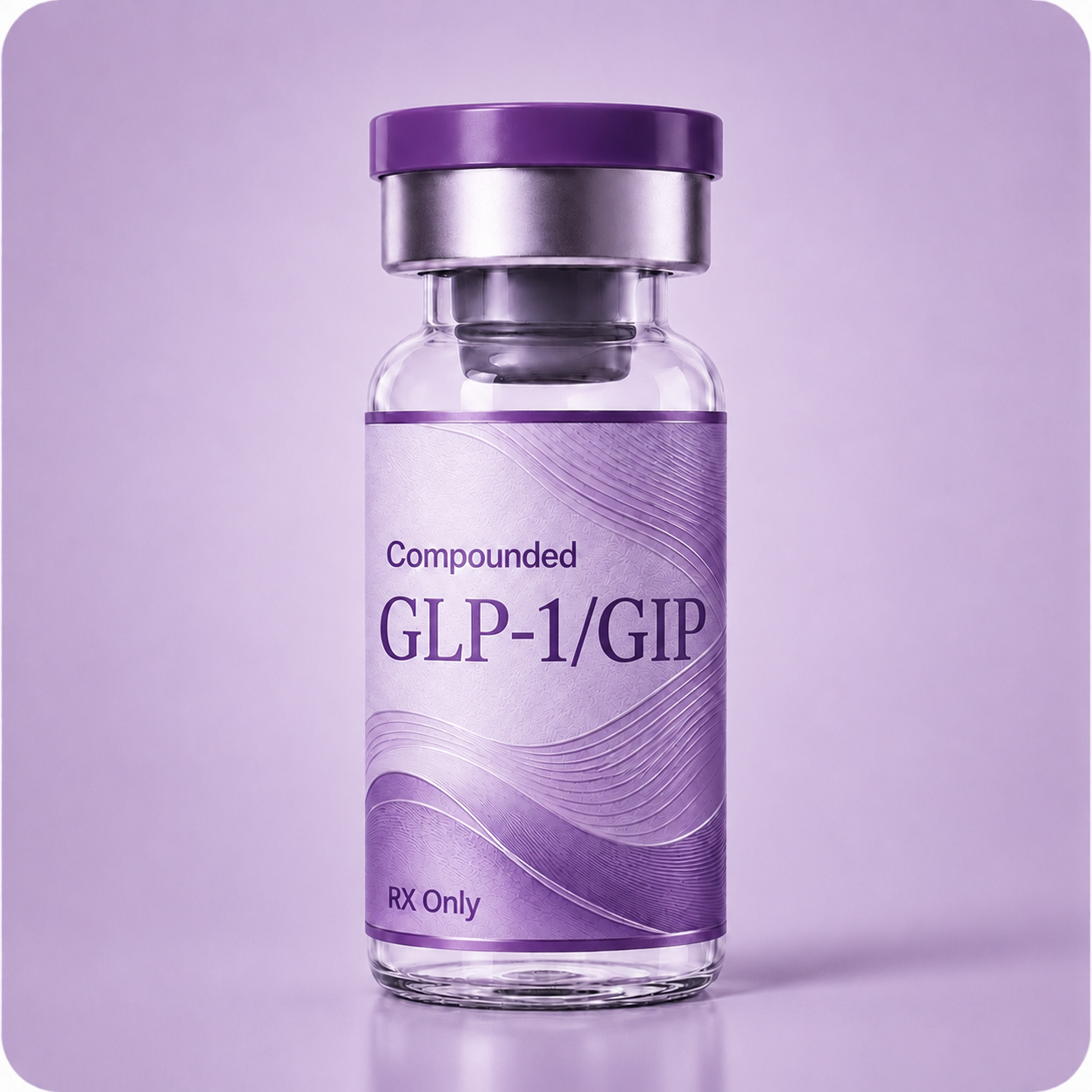 Compounded GLP-1/GIP (Tirzepatide) vial